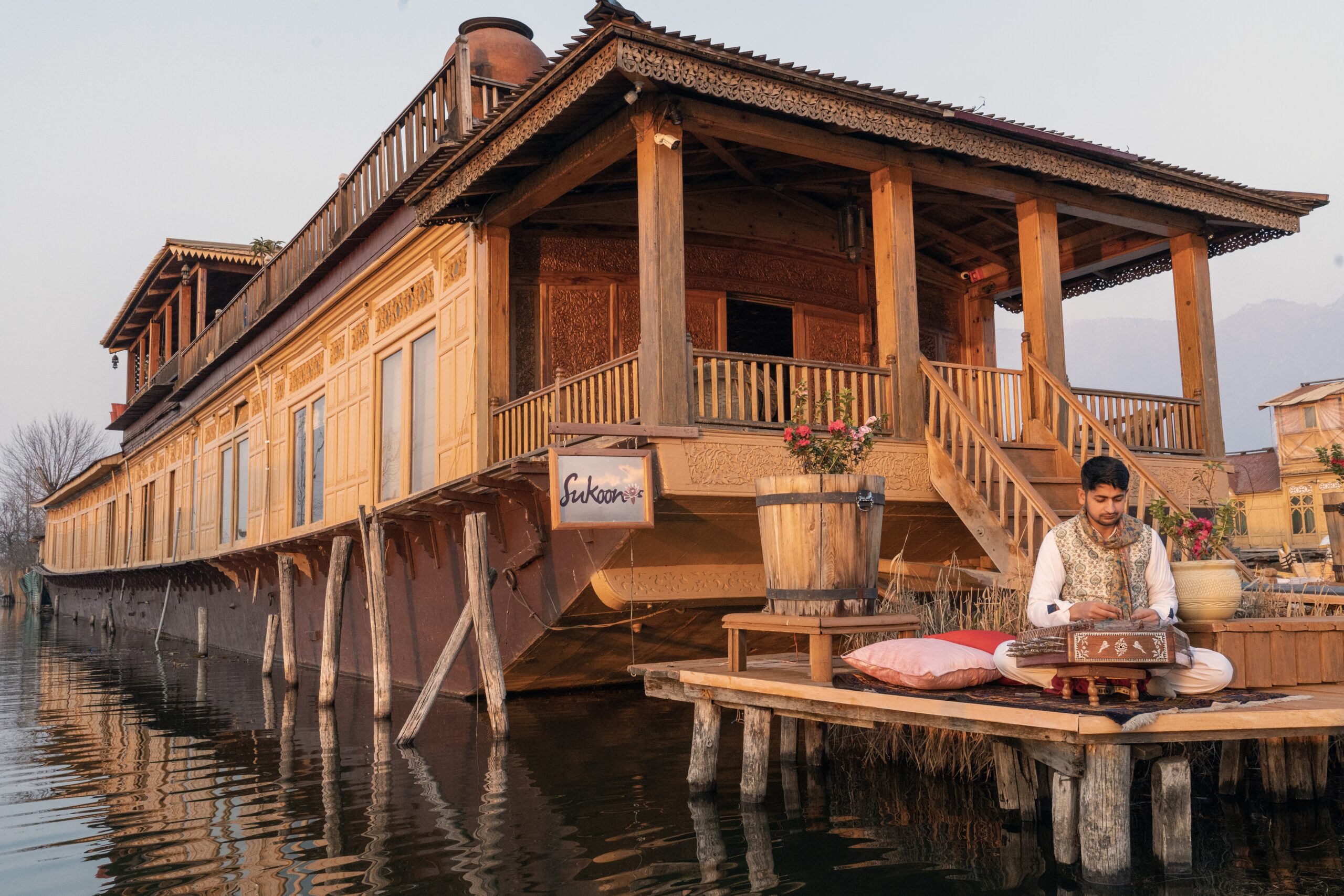 Sukoon Houseboat on Dal Lake, Srinagar